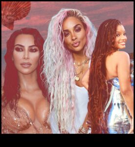 خصلات حورية البحر: توجيه الجاذبية المائية بأساليب متموجة