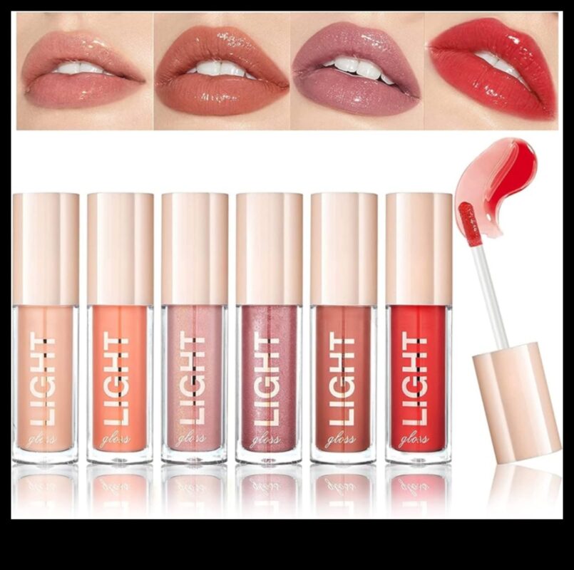 مجموعات ملونة: تجربة الألوان الفريدة من ملمع الشفاه