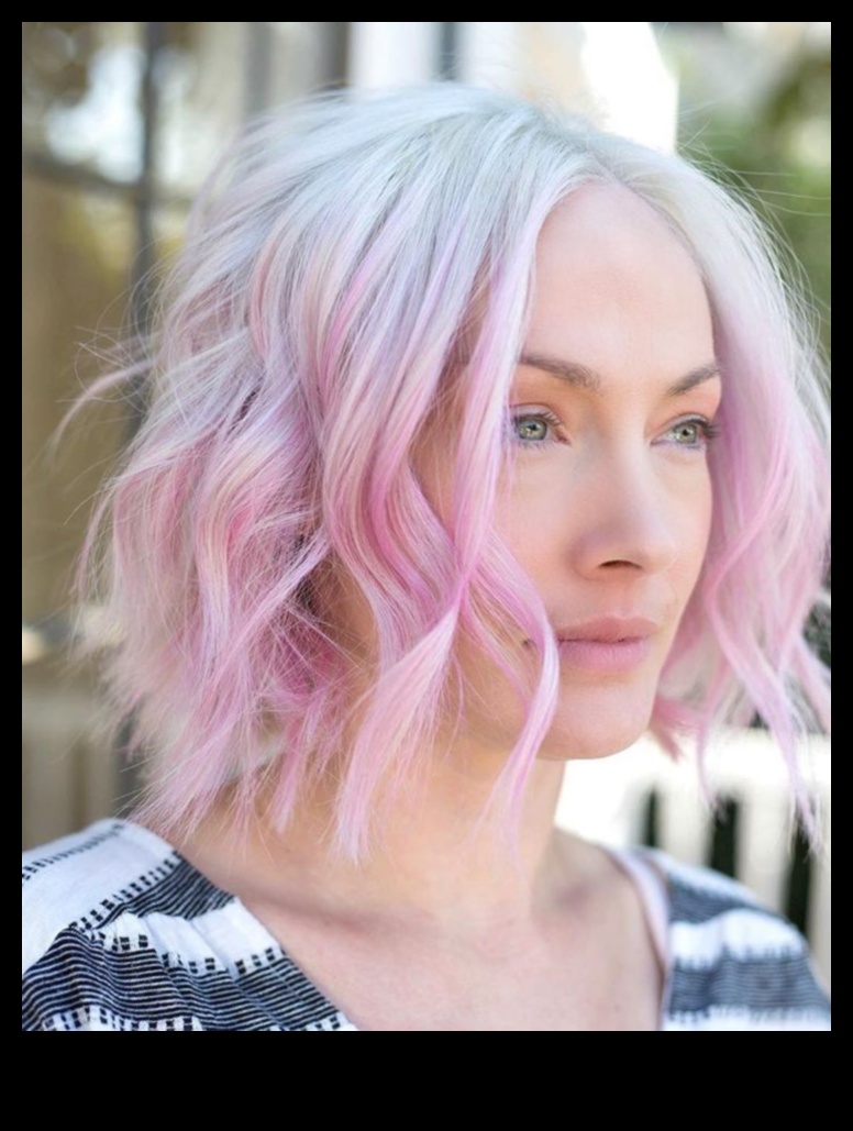 قوة الباستيل: ارفعي مظهرك باستخدام ألوان الشعر الباستيل الرقيقة