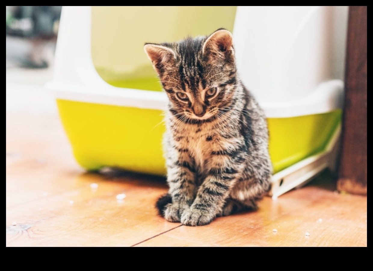 لغة القمامة: فهم سلوك قطتك في الحمام