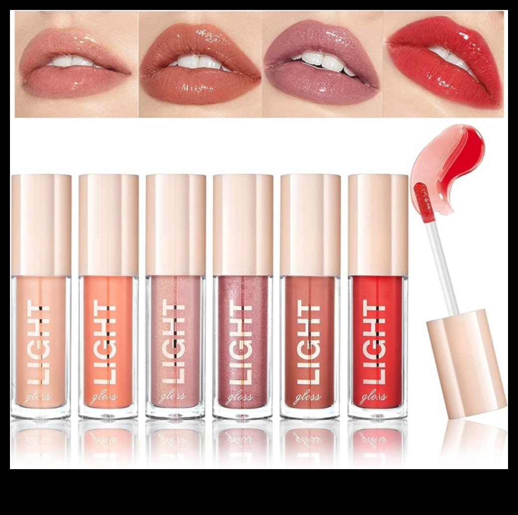 مجموعات ملونة: تجربة الألوان الفريدة من ملمع الشفاه